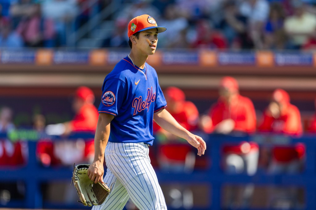 Jonah Tong gets optioned to minor league camp as Mets hope he can 'work ...