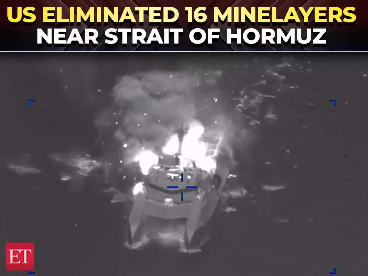 US forces eliminated 16 mine-laying vessels as Trump warns Iran over ...