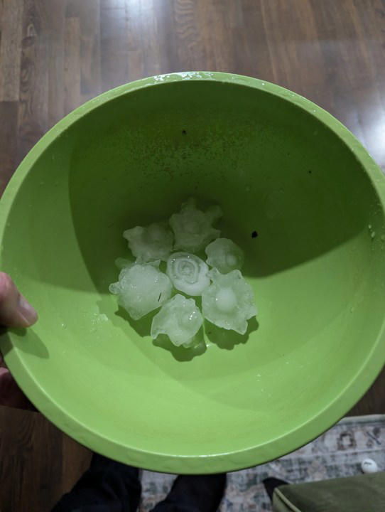 Hail causes damage to multiple cars in the Northland