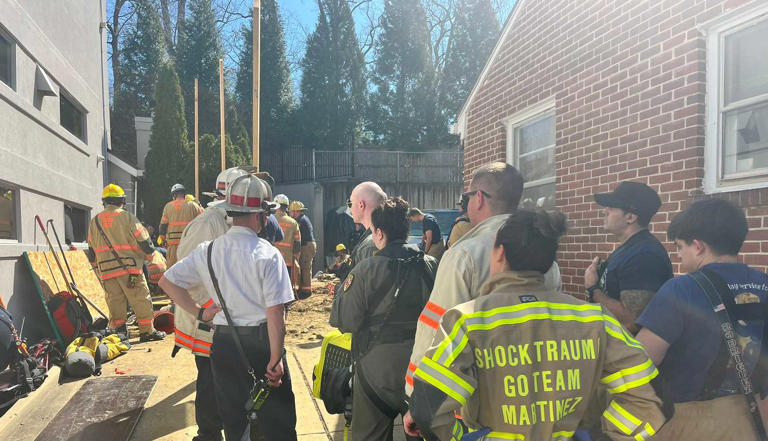 Two workers buried in Maryland trench collapse rescued in massive ...