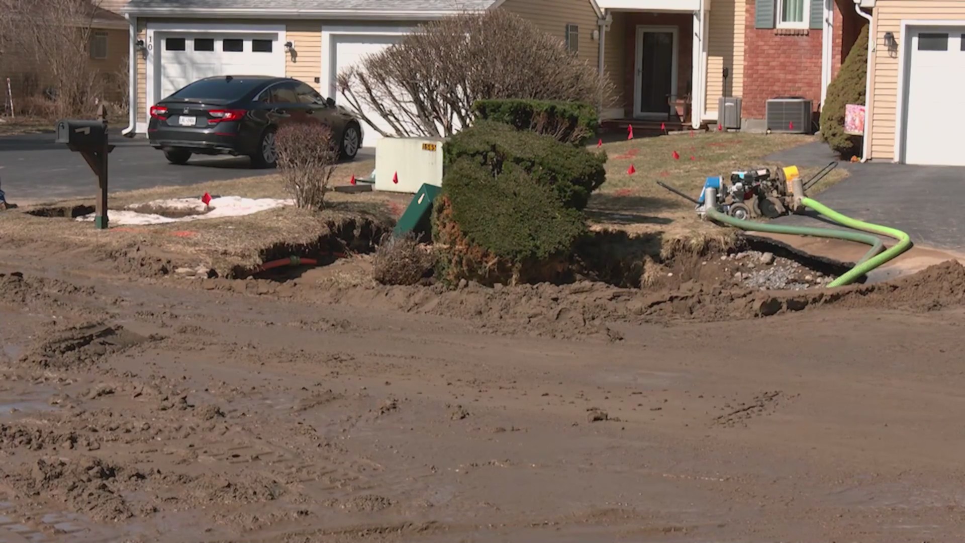 Clifton Park water main break repaired, gas line work still underway