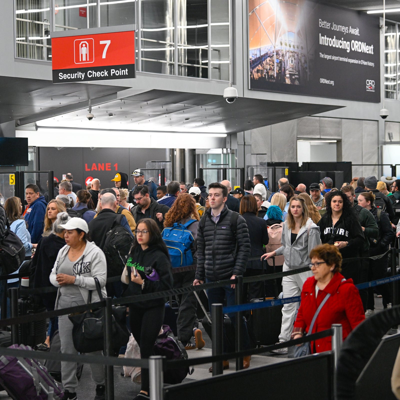 TSA absences at airports double during shutdown, 300 officers quit
