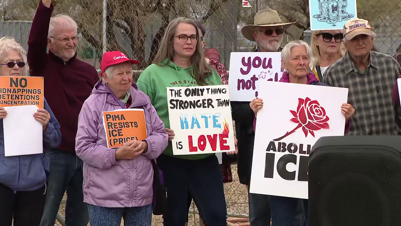 Protesters rally against proposed ICE detention center at former ...