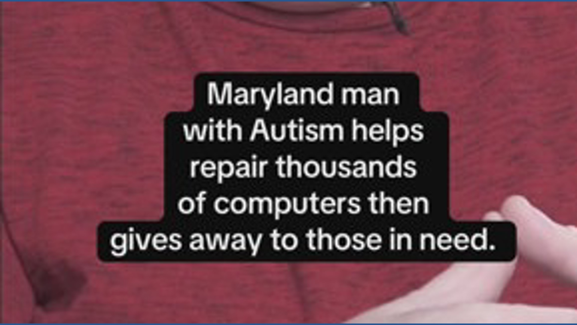 Maryland man with autism helps repair thousands of computers then gives ...