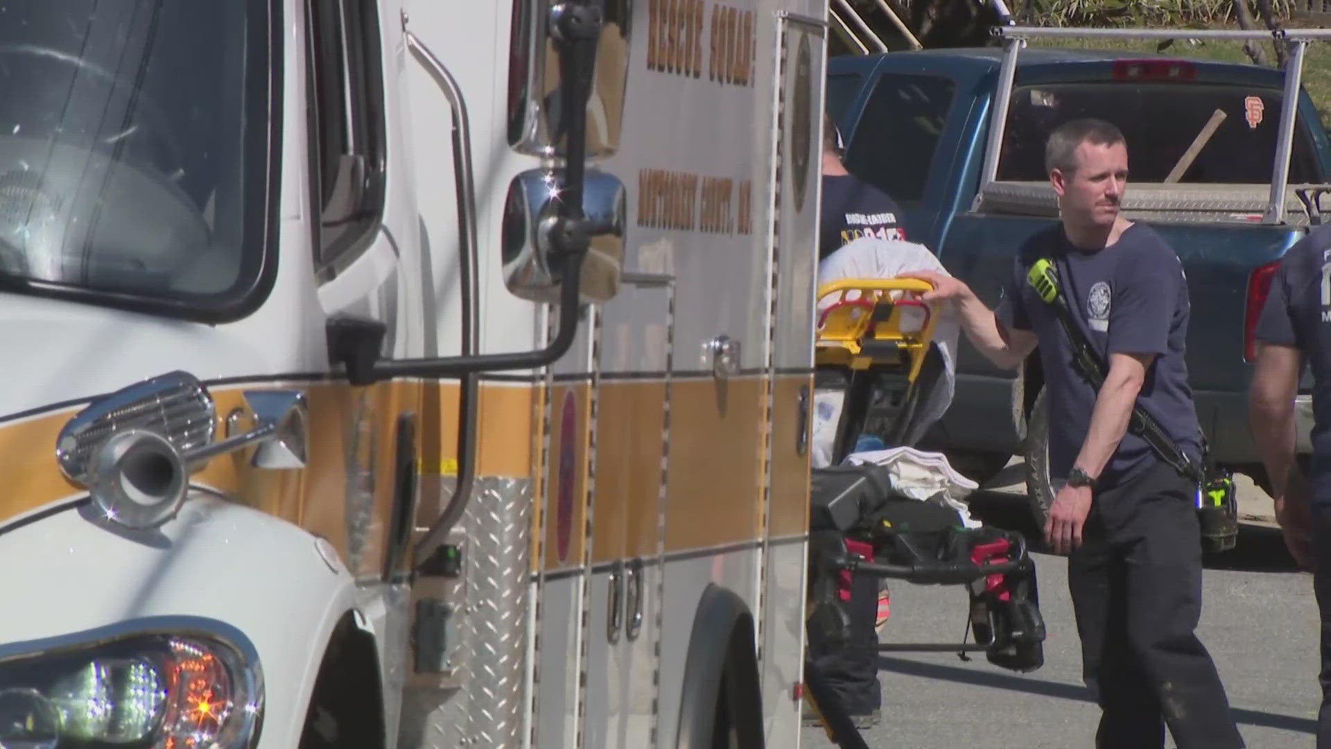 Two construction workers rescued in Bethesda after being trapped in a ditch