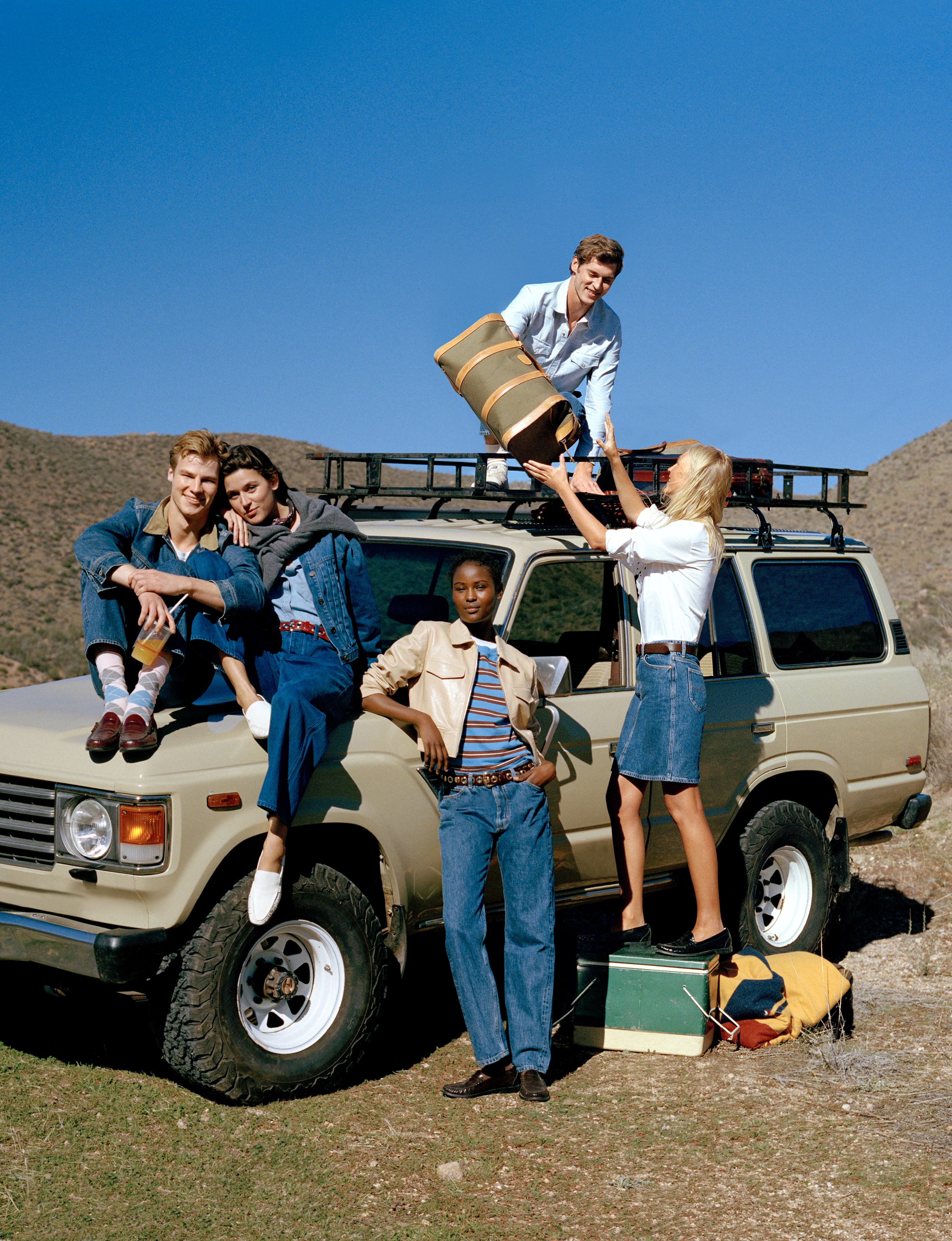 A shot from the sun-drenched new campaign. (Image credit: J.Crew)
