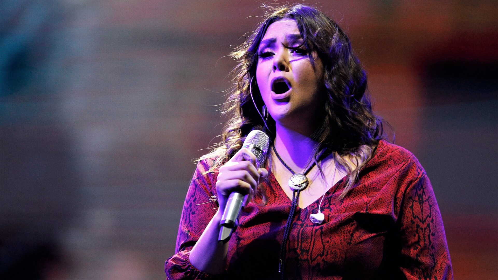 MONTERREY, MEXICO - JUNE 12: Singer Yuridia performs onstage at Palco Tecate on June 12, 2021 in Monterrey, Mexico. (Photo by Medios y Media/Getty Images)