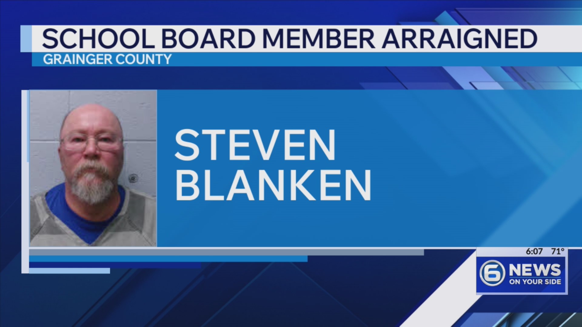 Grainger County School Board member arraigned
