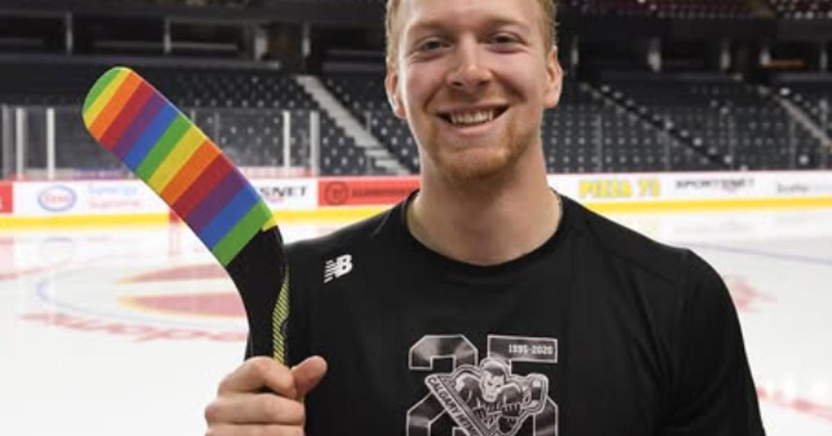 Gay NHL draft pick shows off real-life version of 'Heated Rivalry'