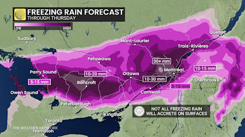 Ice storm to hit parts of Ontario with up to 24 hours of freezing rain