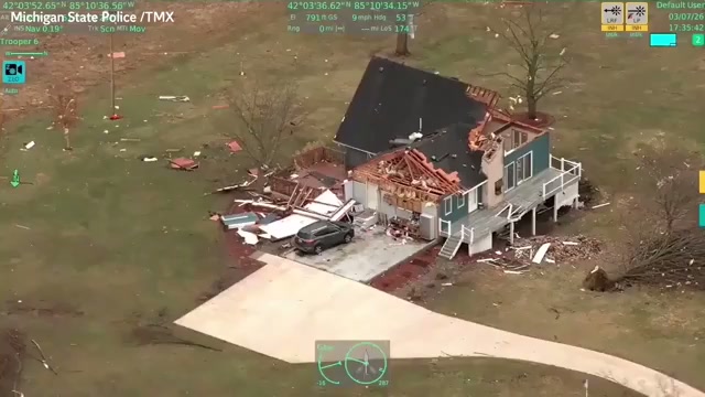 Video: Michigan neighborhoods devastated after deadly tornadoes