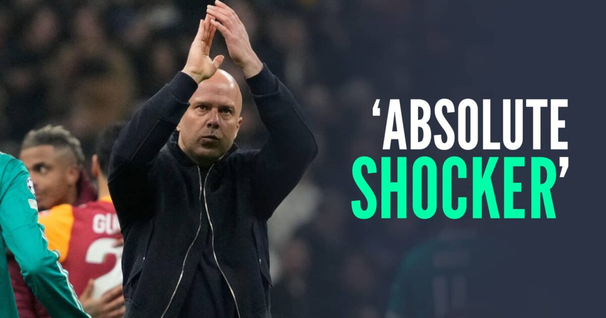 Arne Slot acusado de negligencia extrema por mantener a la impactante estrella del Liverpool en el campo durante la derrota del Galatasaray