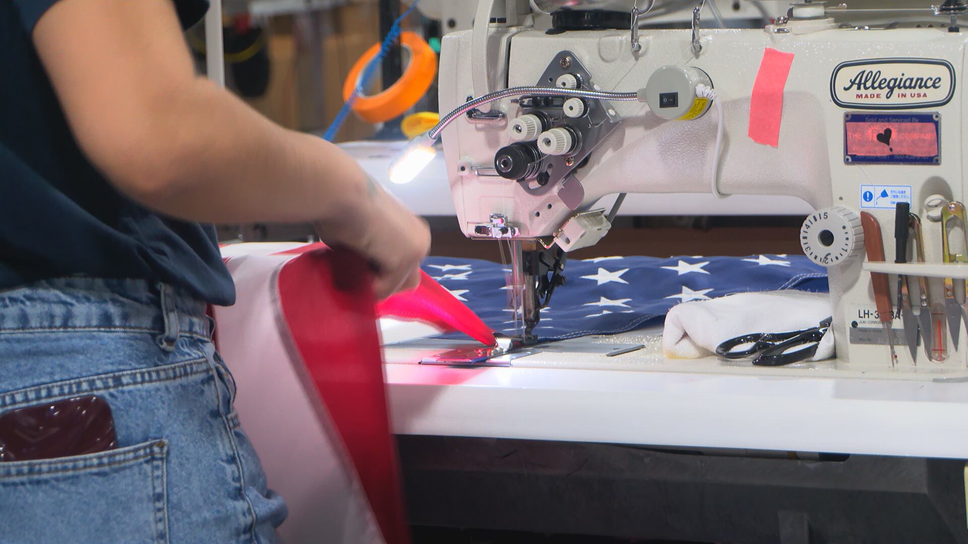 N Charleston factory making 1,200 American flags a day ahead of nation ...