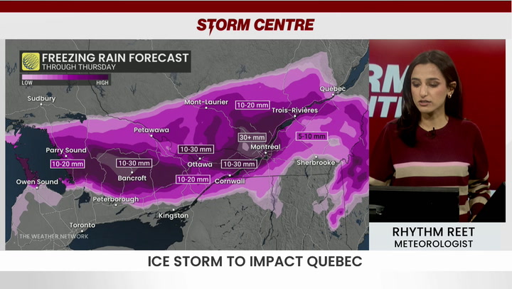 Major ice storm poised to hit Quebec with long duration power outages
