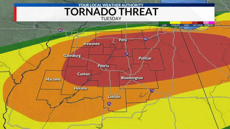 Updated: Central Illinois braces for severe storms, multiple rounds ahead
