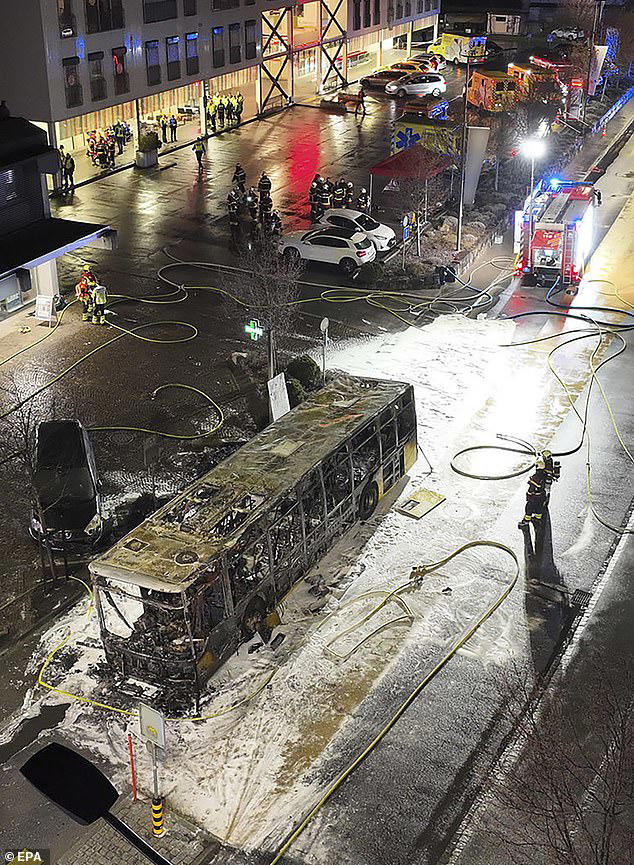 At least six dead as man douses himself in petrol and sets himself ...