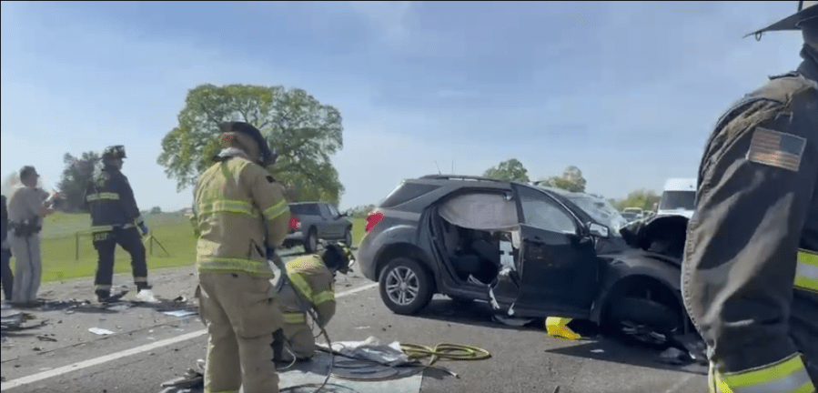 Two injured in crash on highway 16 near Latrobe Road, one airlifted