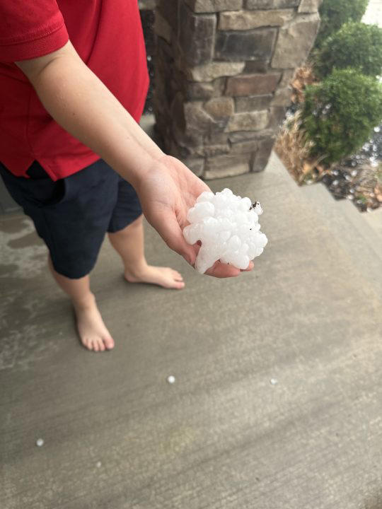 Hail causes damage to multiple cars in the Northland