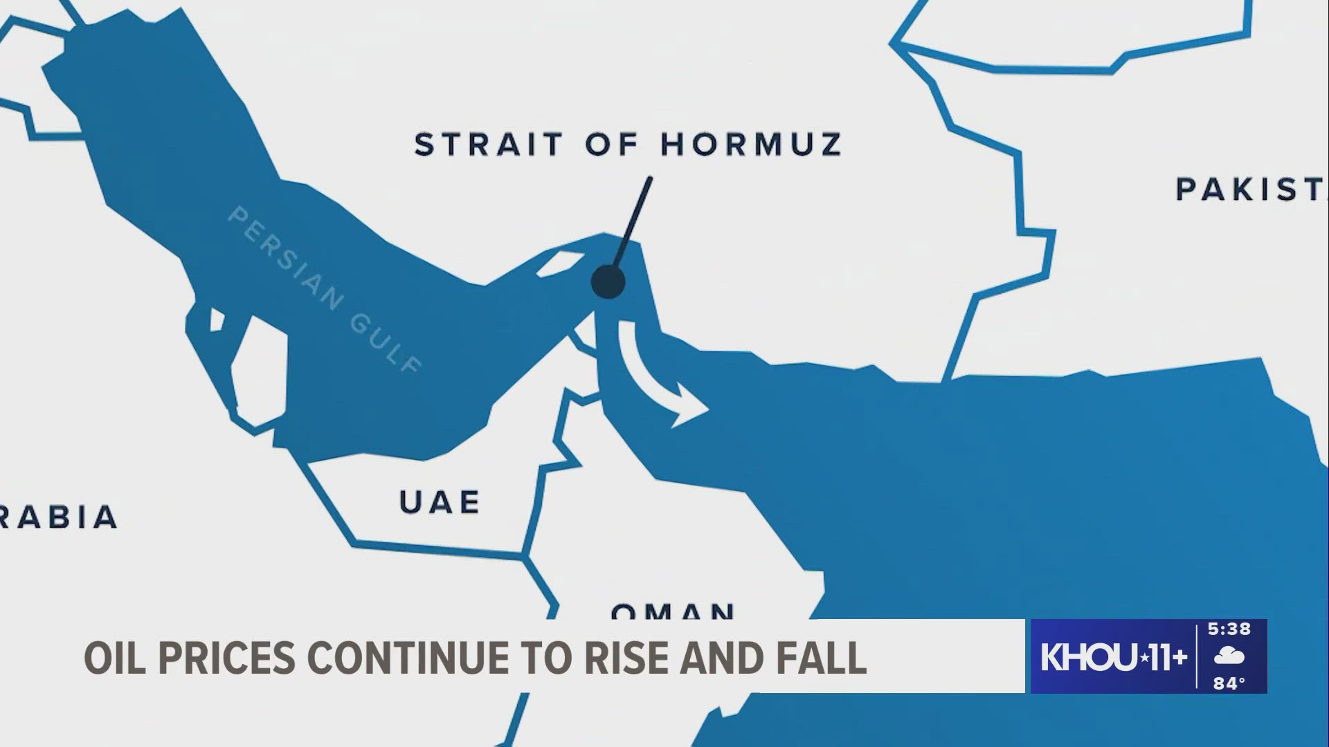 Why Houston gas prices jumped 40 cents in a week | Strait of Hormuz ...