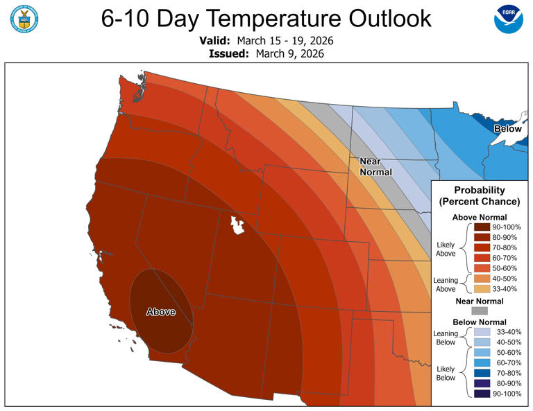 Will a March heat wave break temperature records in California?