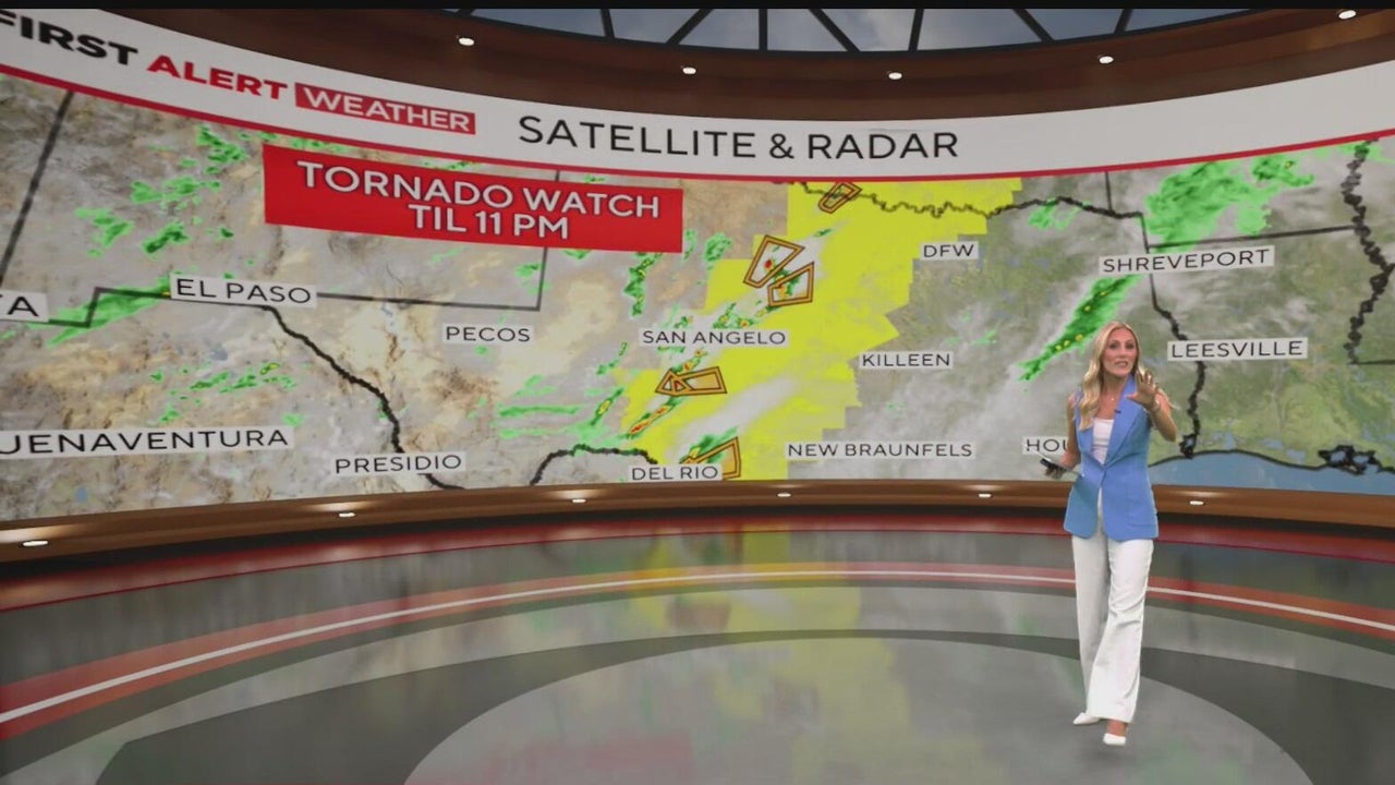 Severe storms push toward North Texas as tornado watch expands