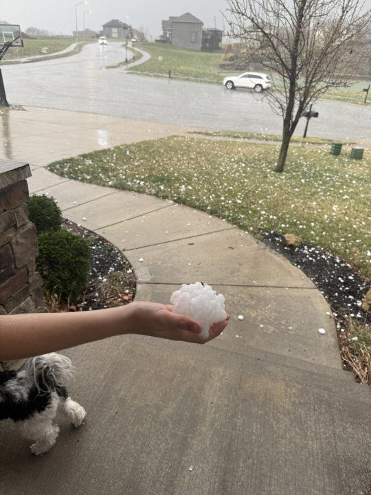 Hail causes damage to multiple cars in the Northland