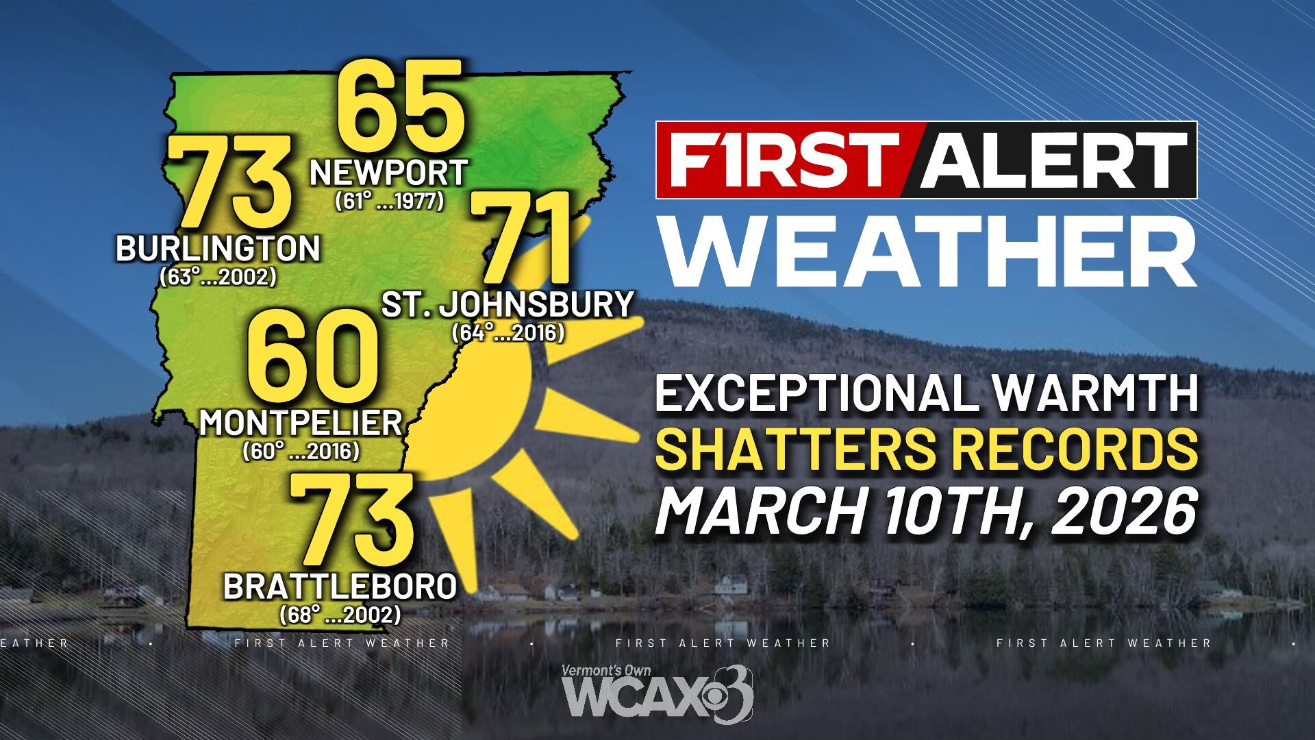 Records shattered across Vermont and upstate New York after ...
