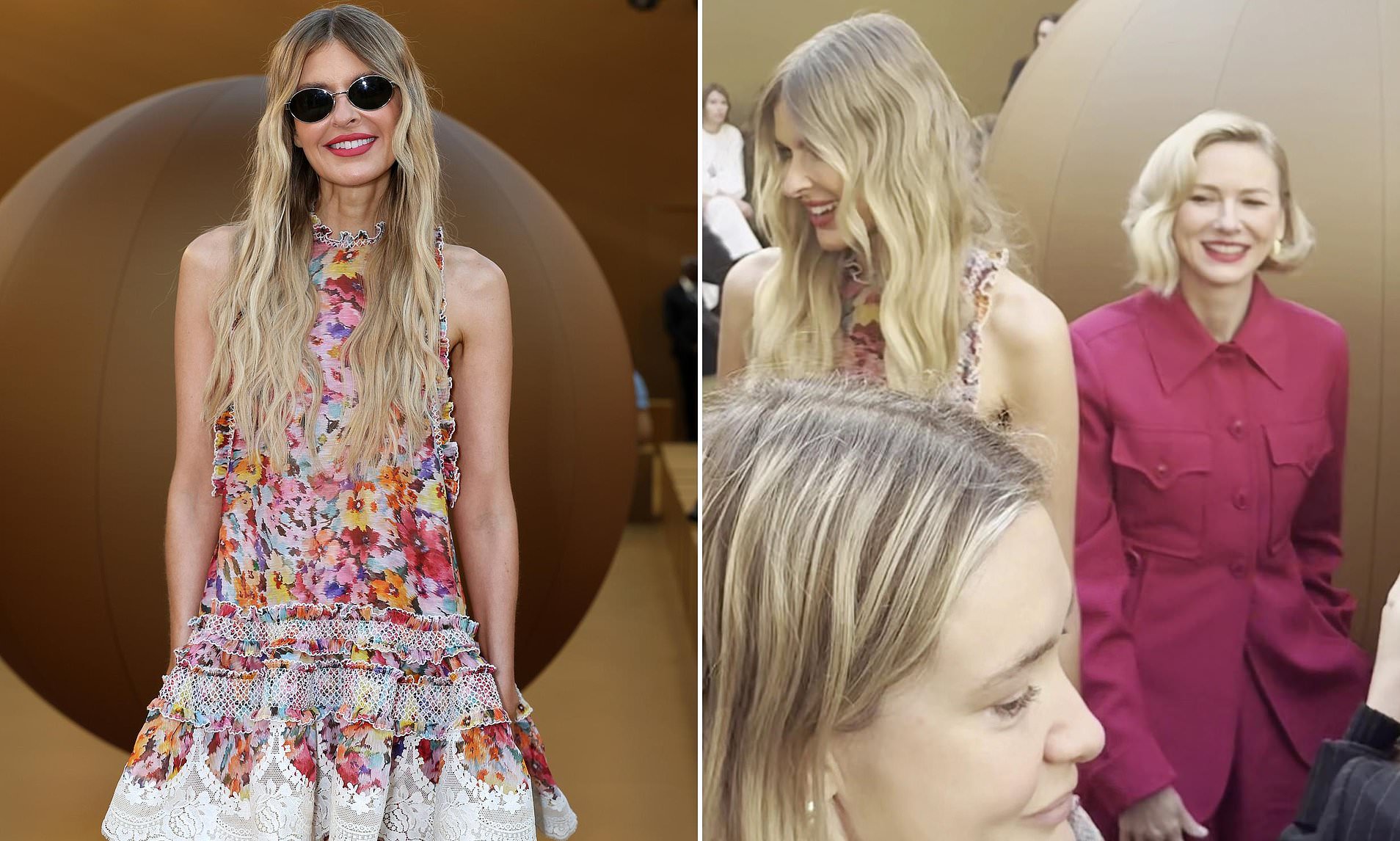 Awkward moment Naomi Watts looks Aussie influencer up and down at Paris ...