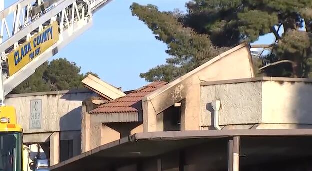 At least 34 people, including 9 children, displaced in Las Vegas apartment fire