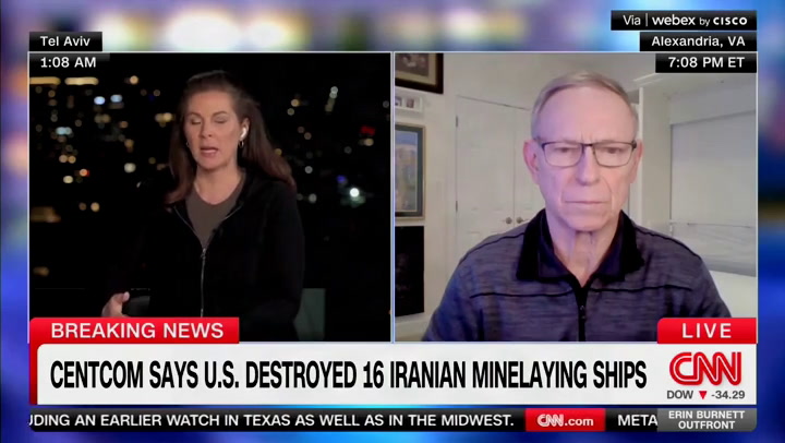 CNN host forced to take shelter in middle of live interview in Tel Aviv