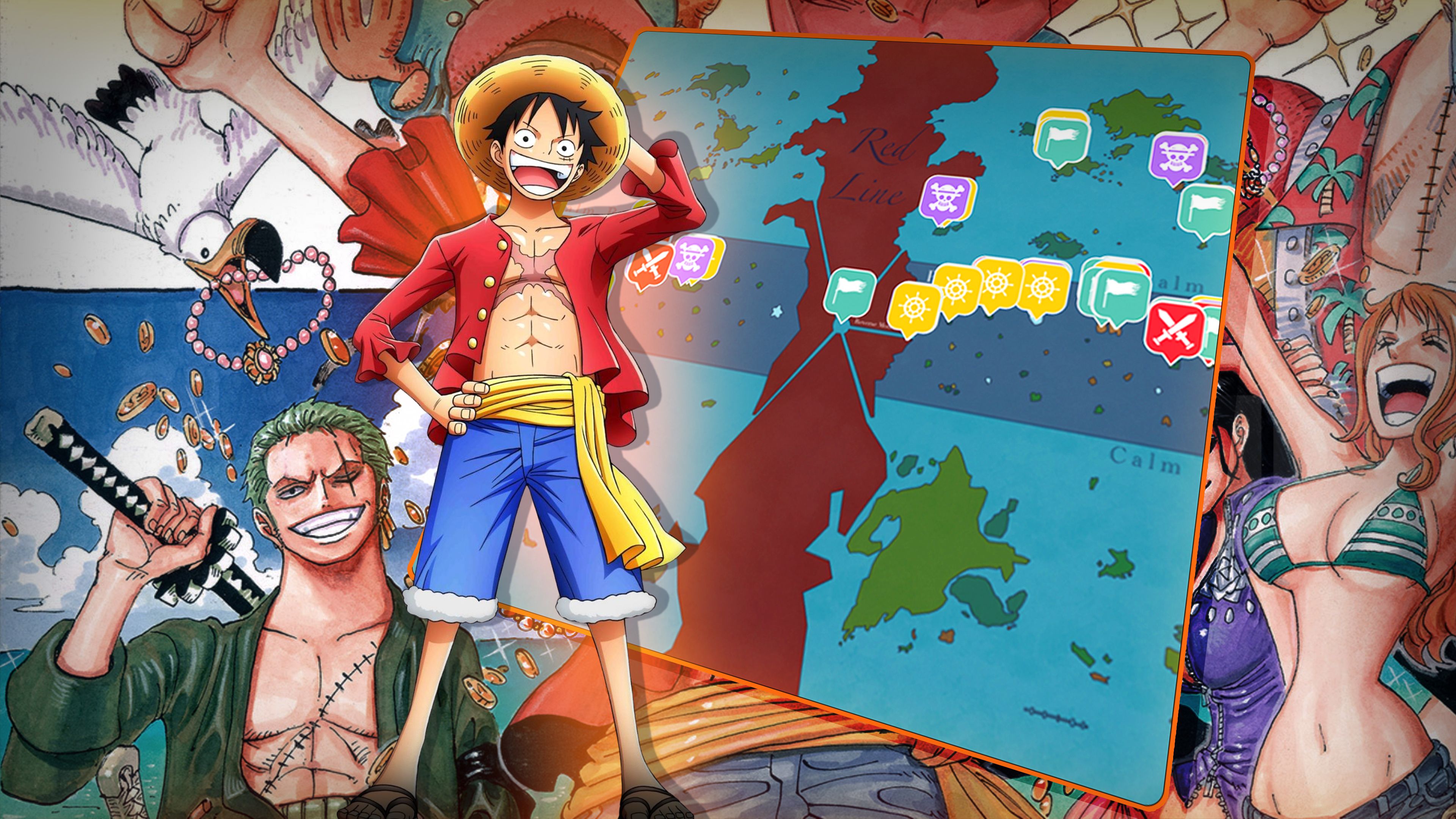 One Piece interactive map