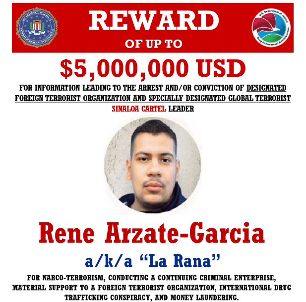 Sinaloa cartel boss in Tijuana 'La Rana' indicted on narcoterrorism charges