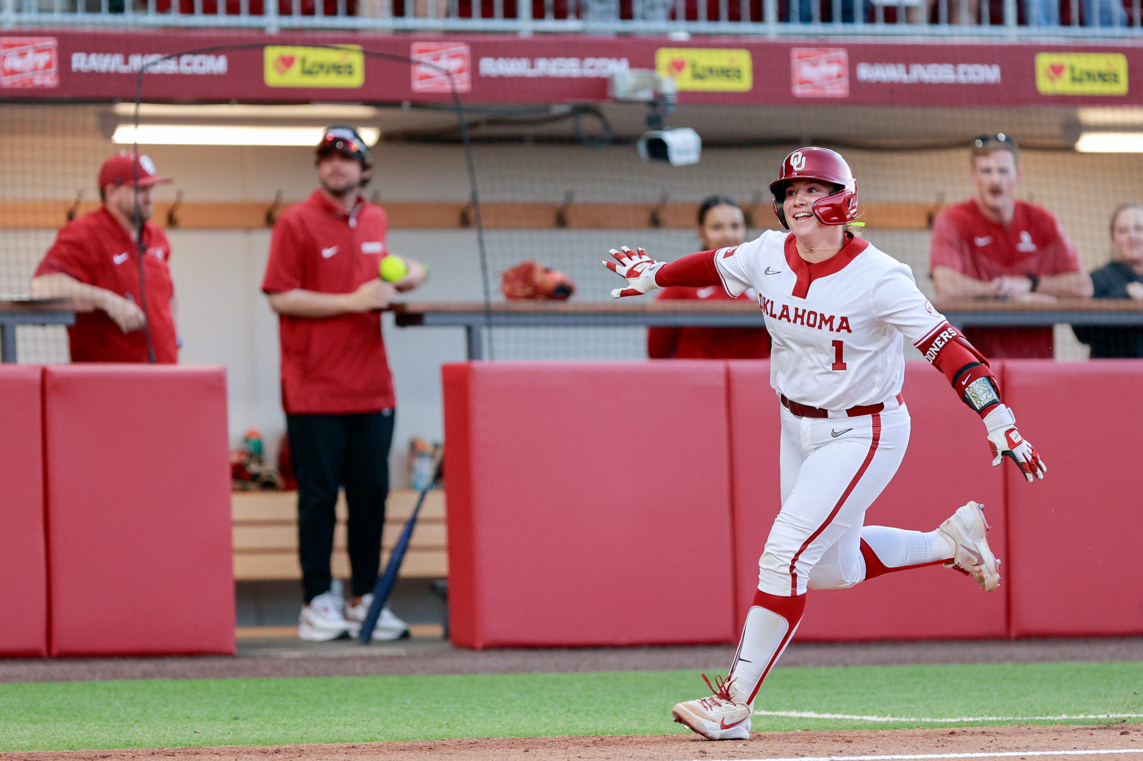 Kendall Wells sets SEC single-season HR record as OU softball run-rules ...