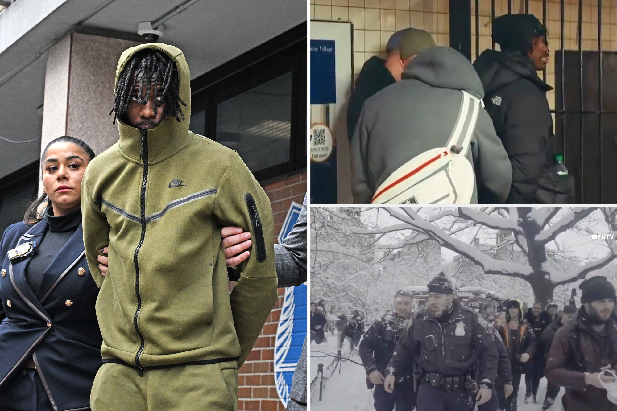 Punk busted for pelting NYPD cops with snowballs tried to rob subway ...