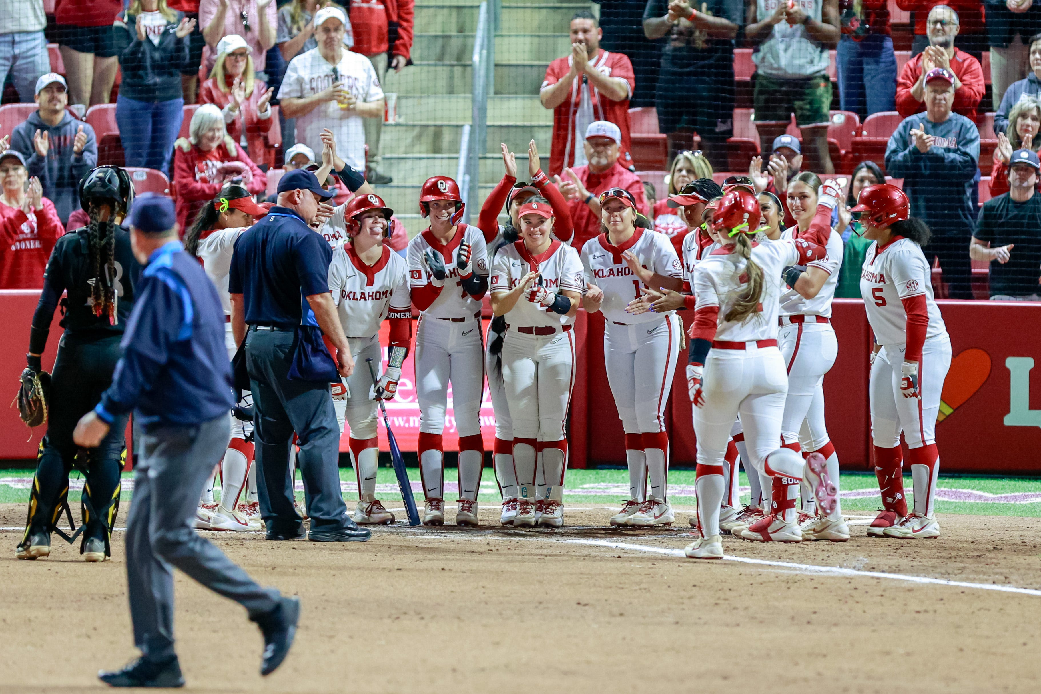 OU softball run-rules Sam Houston State as Sooners add 3 HRs to NCAA ...
