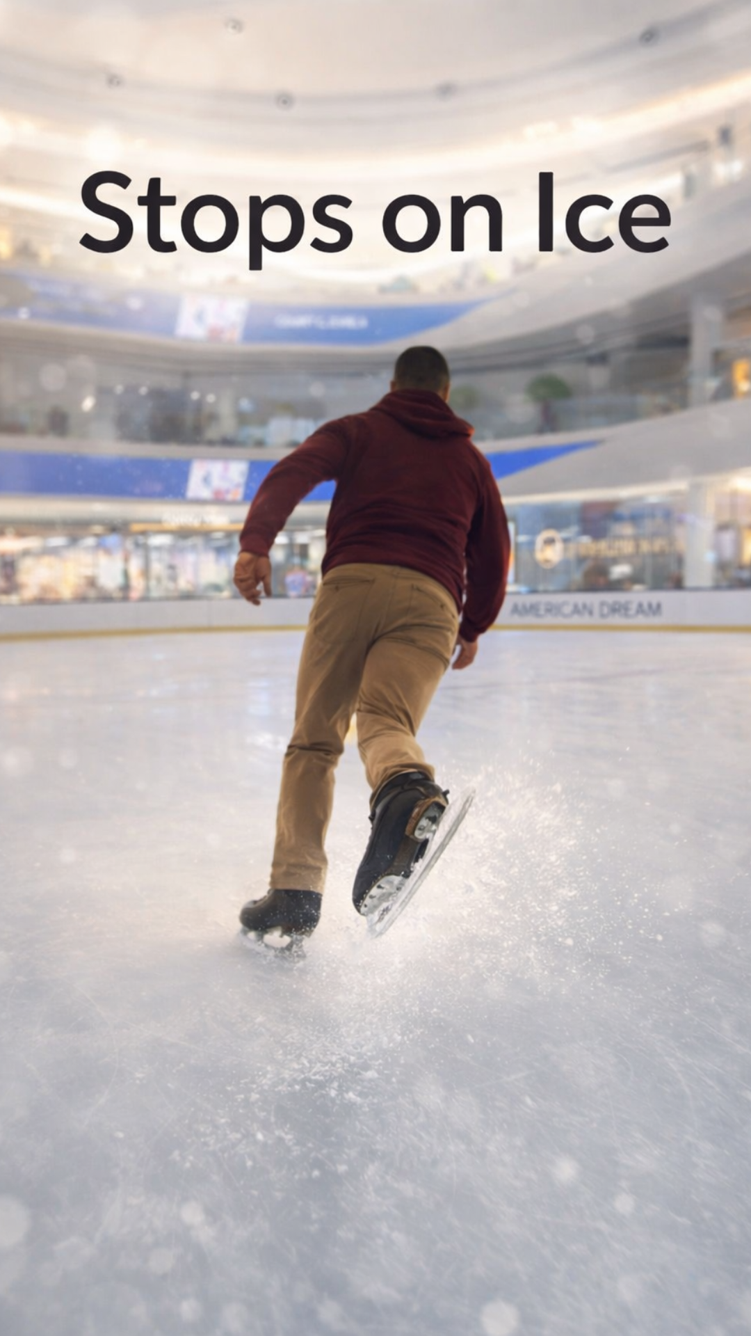 Beginner ice stops that build control and confidence