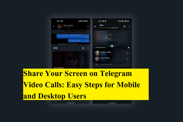 Share your screen on Telegram video calls: Easy steps for mobile and ...