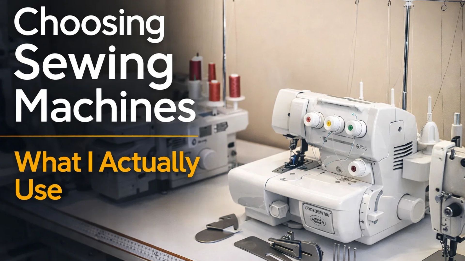 Choosing sewing machines: What I actually use