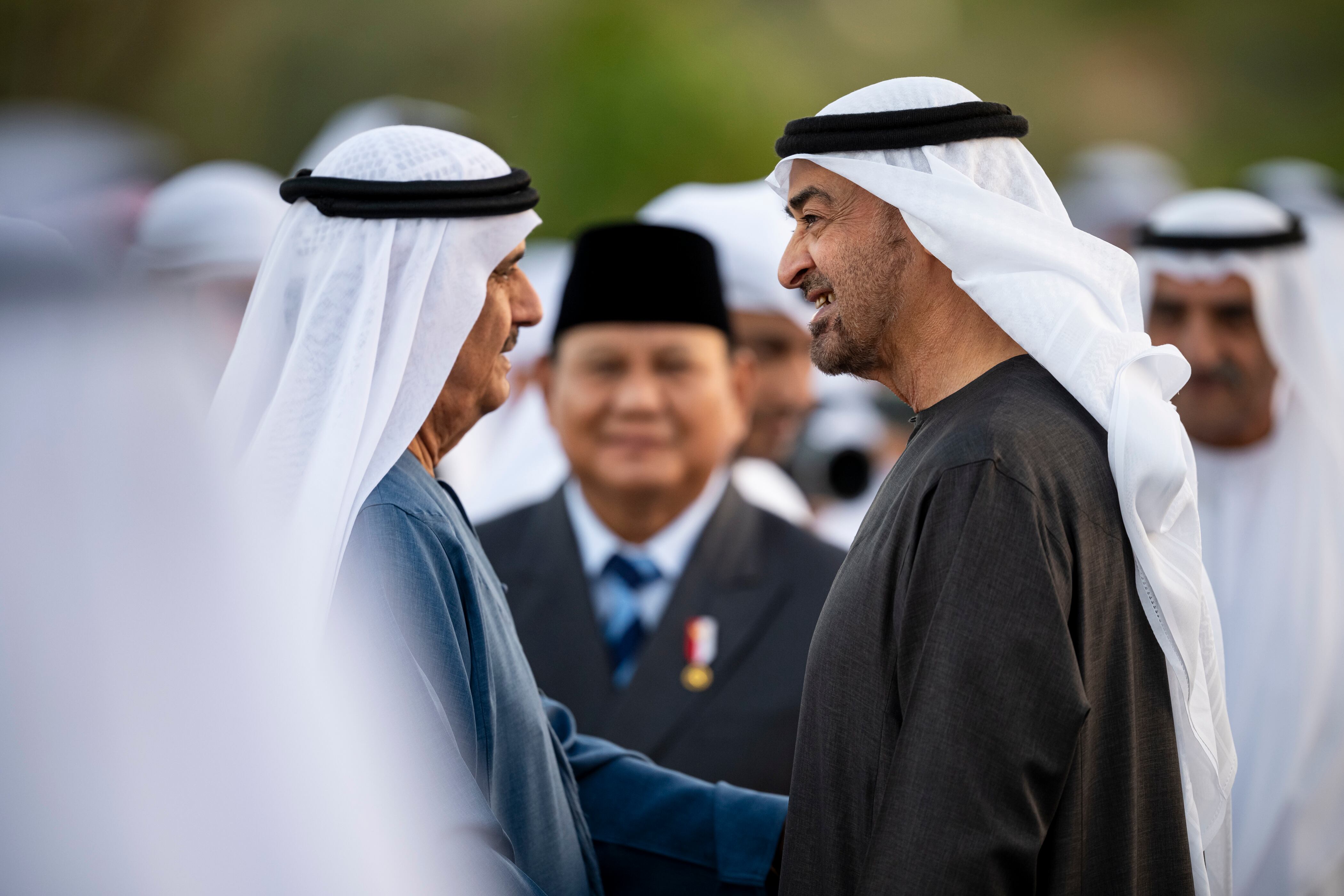 President Sheikh Mohamed receives UAE rulers for Ramadan greetings
