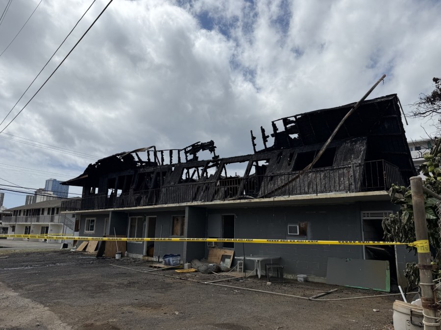 Fire destroys Young Street building with history of illegal activity