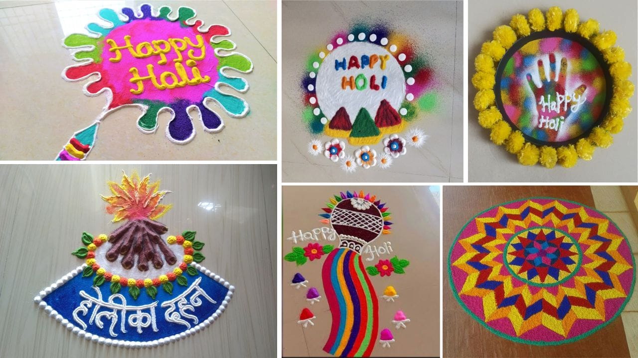 Holi 2026: Easy rangoli patterns to add charm and colour to your home
