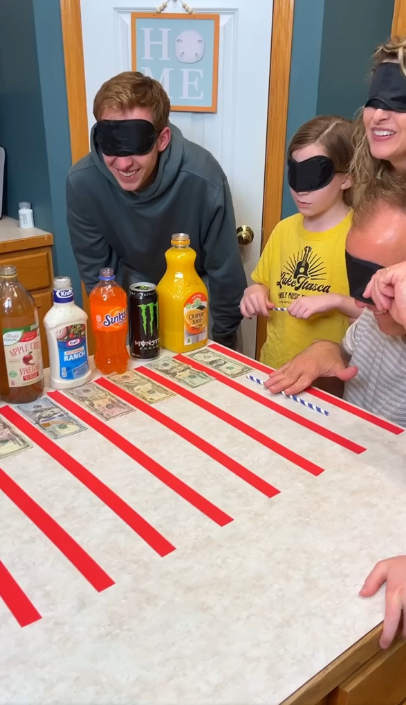 How weird drink roulette creates blindfolded chaos