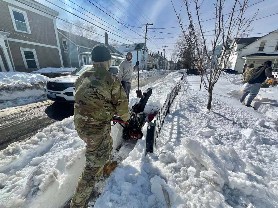 RI receives out-of-state reinforcements as snow cleanup continues