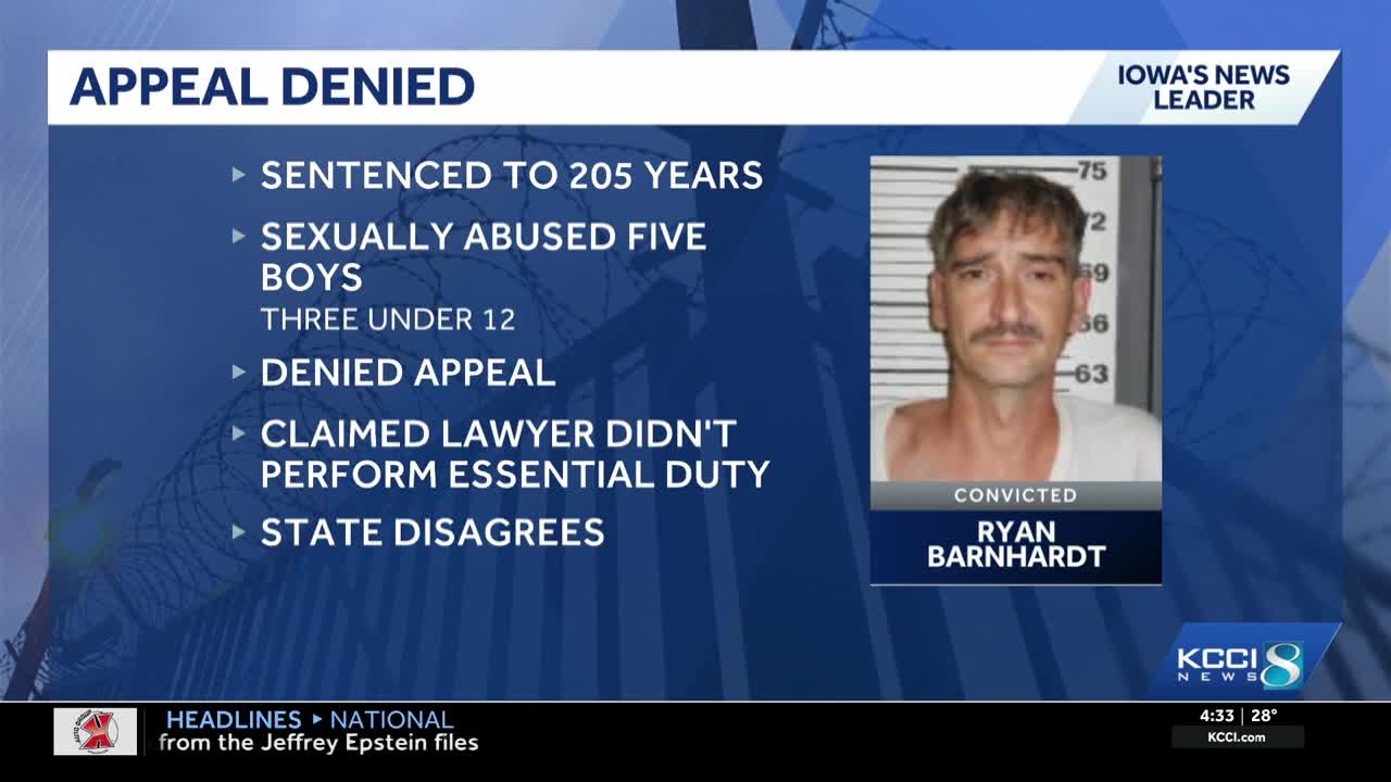 Boone man remains in prison after appeal denial