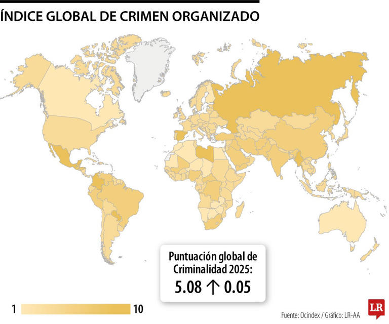 Colombia es el segundo país con mayor incidencia del crimen organizado ...