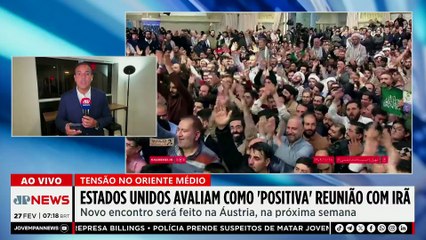 Estados Unidos avaliam como "positiva" reunião com Irã; Mehero comenta