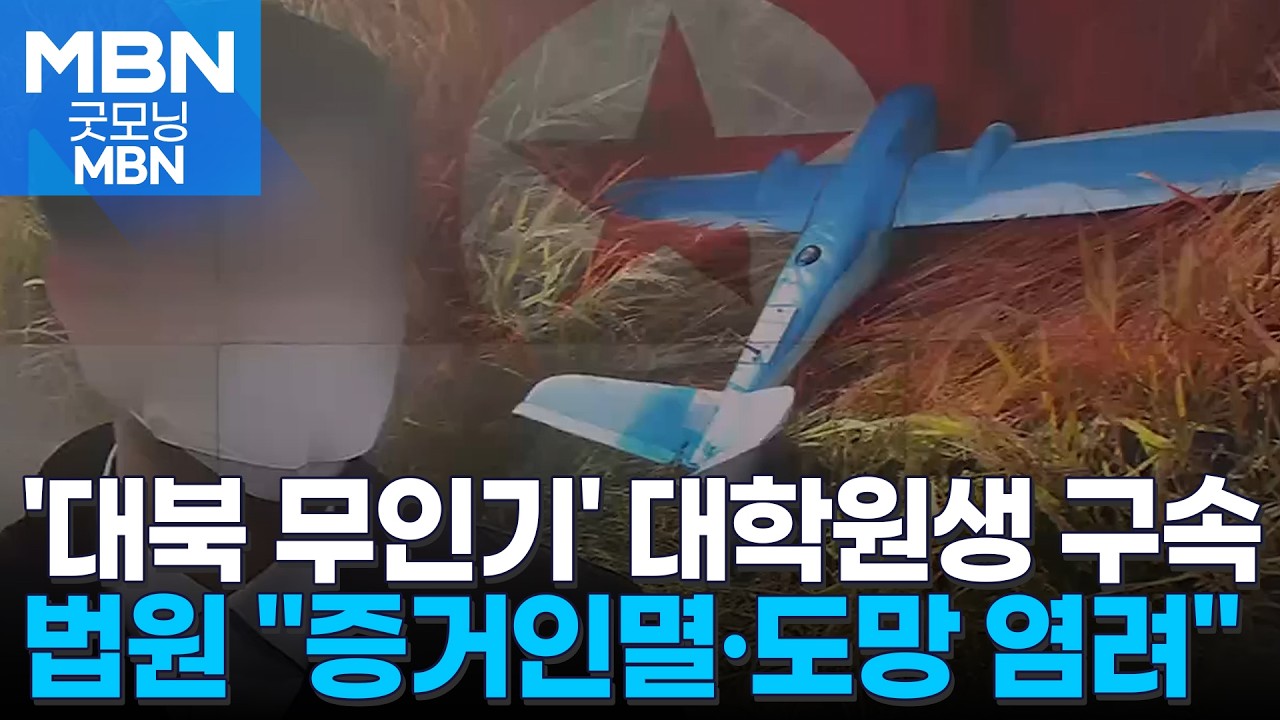 '북 무인기 투입' 대학원생 구속... 법원 
