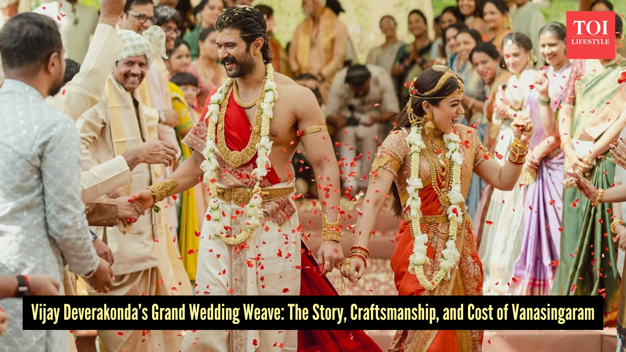 The Vanasingaram weave that made Vijay Deverakonda’s wedding look ...