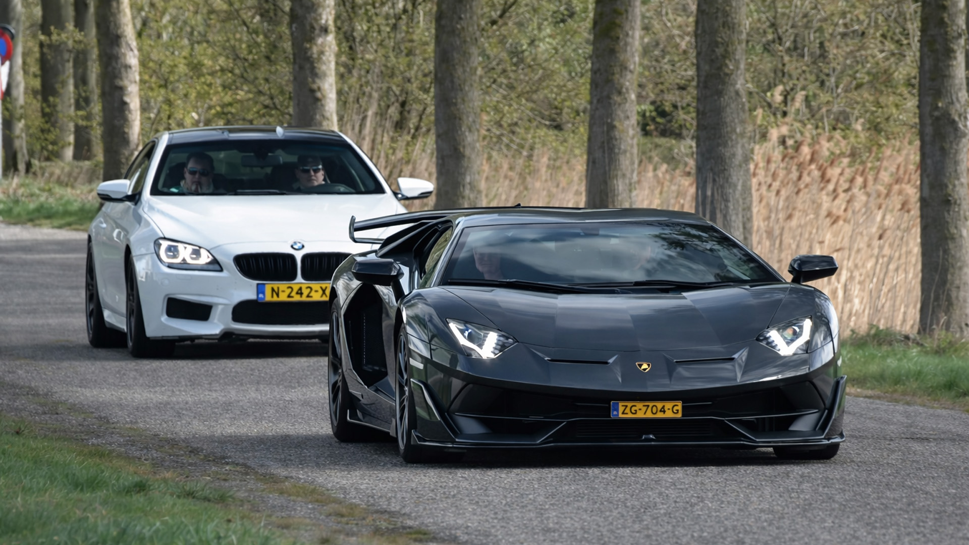Quand la Lamborghini Aventador et la BMW M6 envahissent les rues