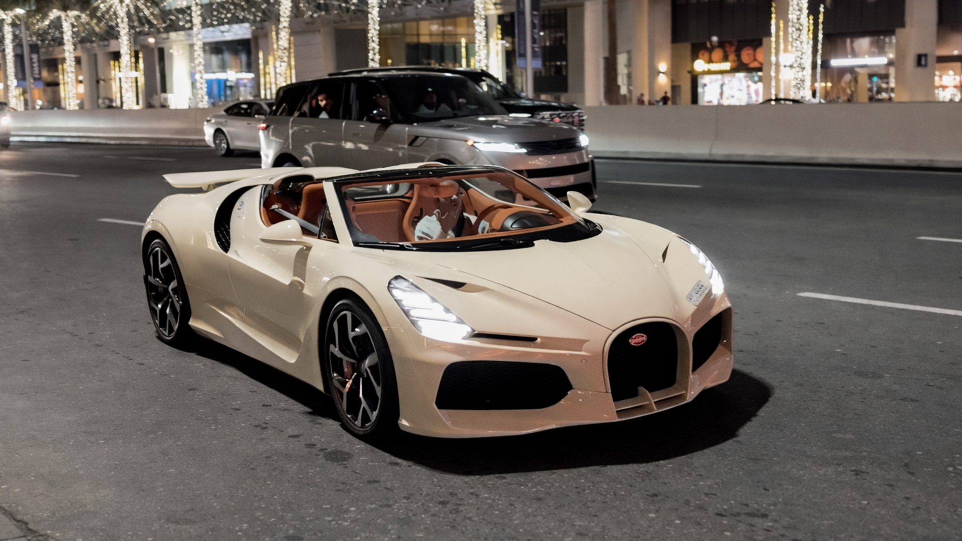 $5 million Bugatti Mistral cruising the streets of Dubai